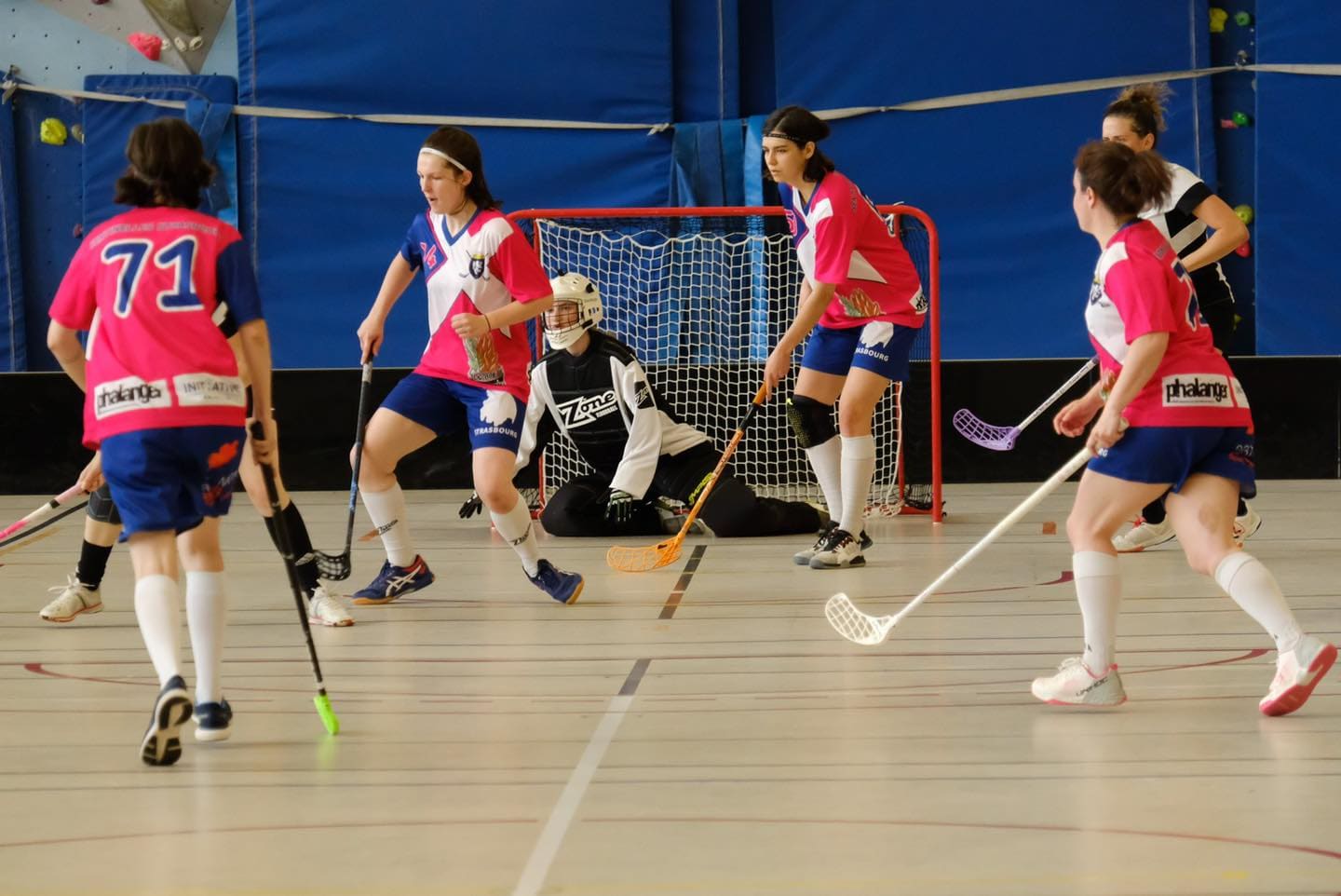Match de floorball des Sentinelles de Strasbourg